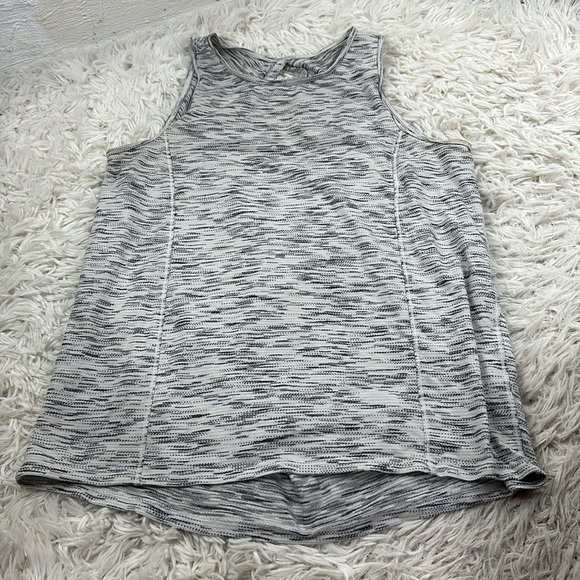 Lululemon Low Key Tank *Silver Tiger Space Dye Black White - Picture 1 of 4